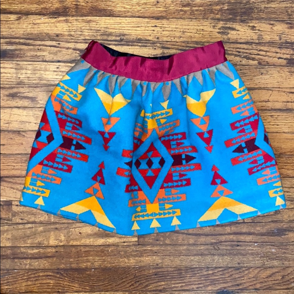 Pendleton /Opening ceremony  wool mini skirt